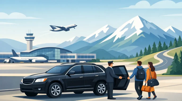 Private Car Service at SLC Airport for Mountain Trips