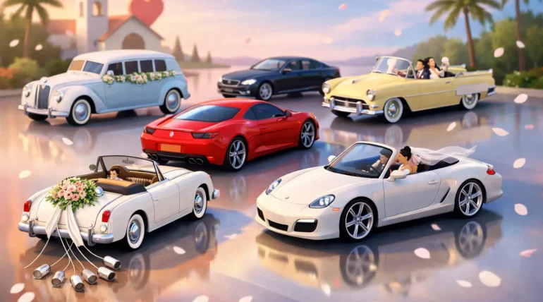 12 Best Wedding Getaway Cars for Every Exit