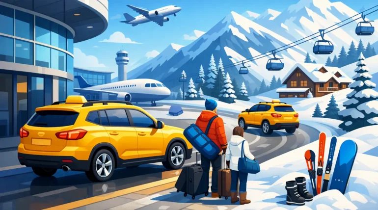 Airport Taxis for SLC and Utah Ski Resort Trips