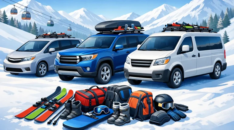 Best Vehicles for Ski Groups and Their Gear