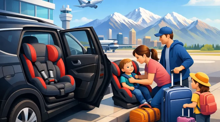 Child Seat Airport Car Service for Utah Families