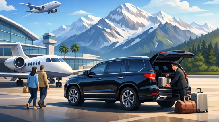 Luxury SUV Airport Transfer for Mountain Travel