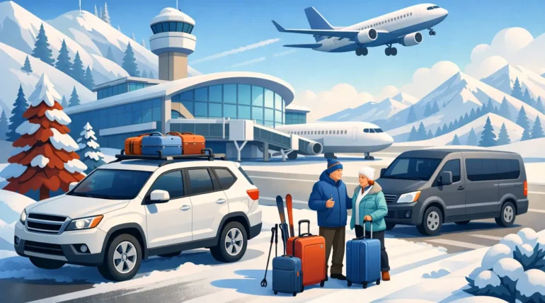 Snowbird Winter Driving Airport Transfer Tips