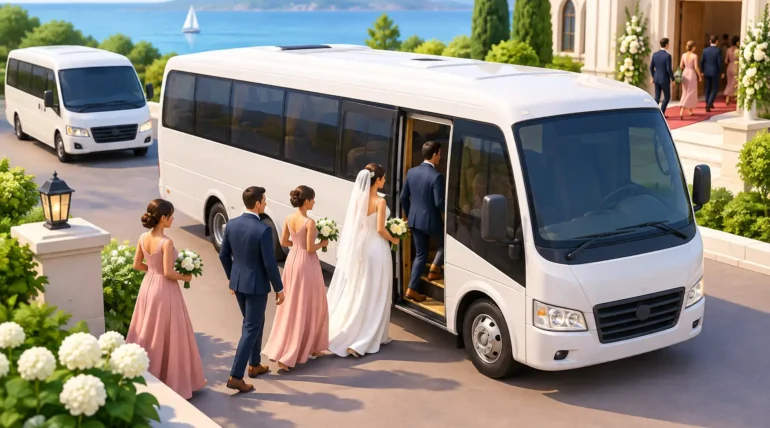 A Wedding Transport Example That Keeps the Day Moving