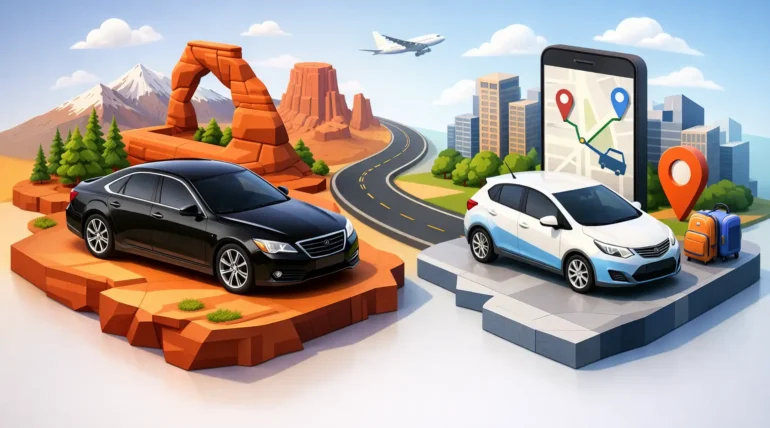 Black Car Versus Rideshare for Utah Travel