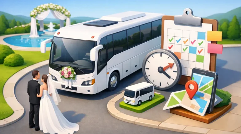 How to Schedule Wedding Shuttle Service Right